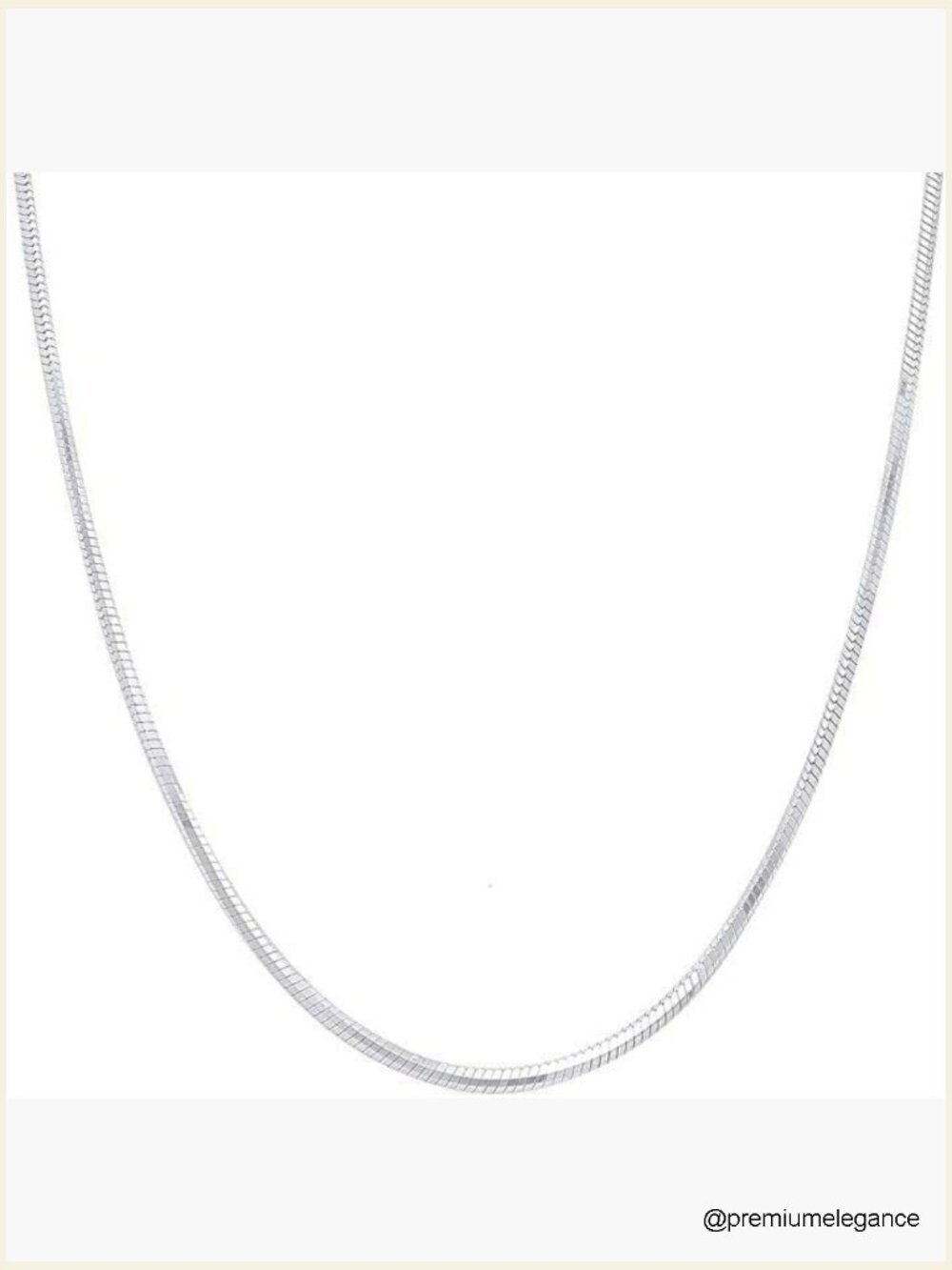 925 Sterling Silver Snake Chain Necklace - 2-5mm, 18-24in